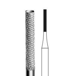 Parallelfräser 2936.123.010 8 mm Kreuzverzahnung, oben flach