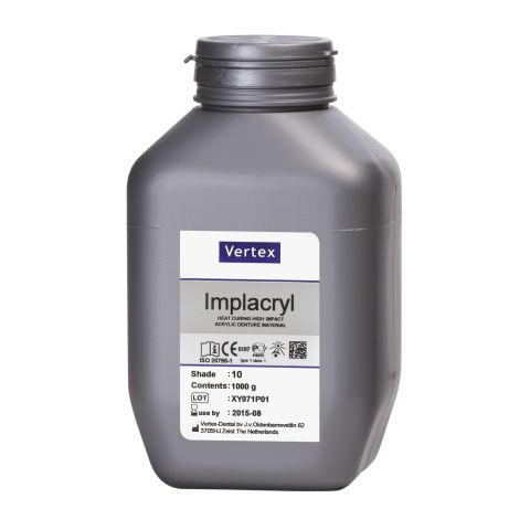 Implacryl HOT Pulver 1 kg Farbe 10