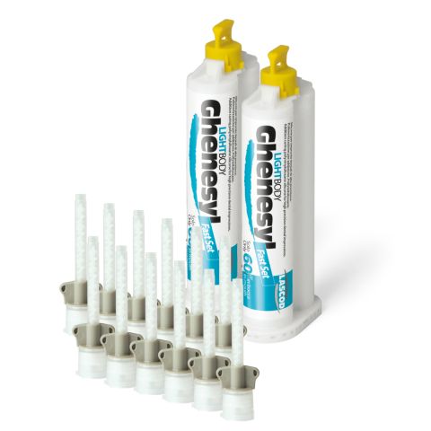 Ghenesyl Silikon light fast 50 ml (2) + 12 Mischkanülen